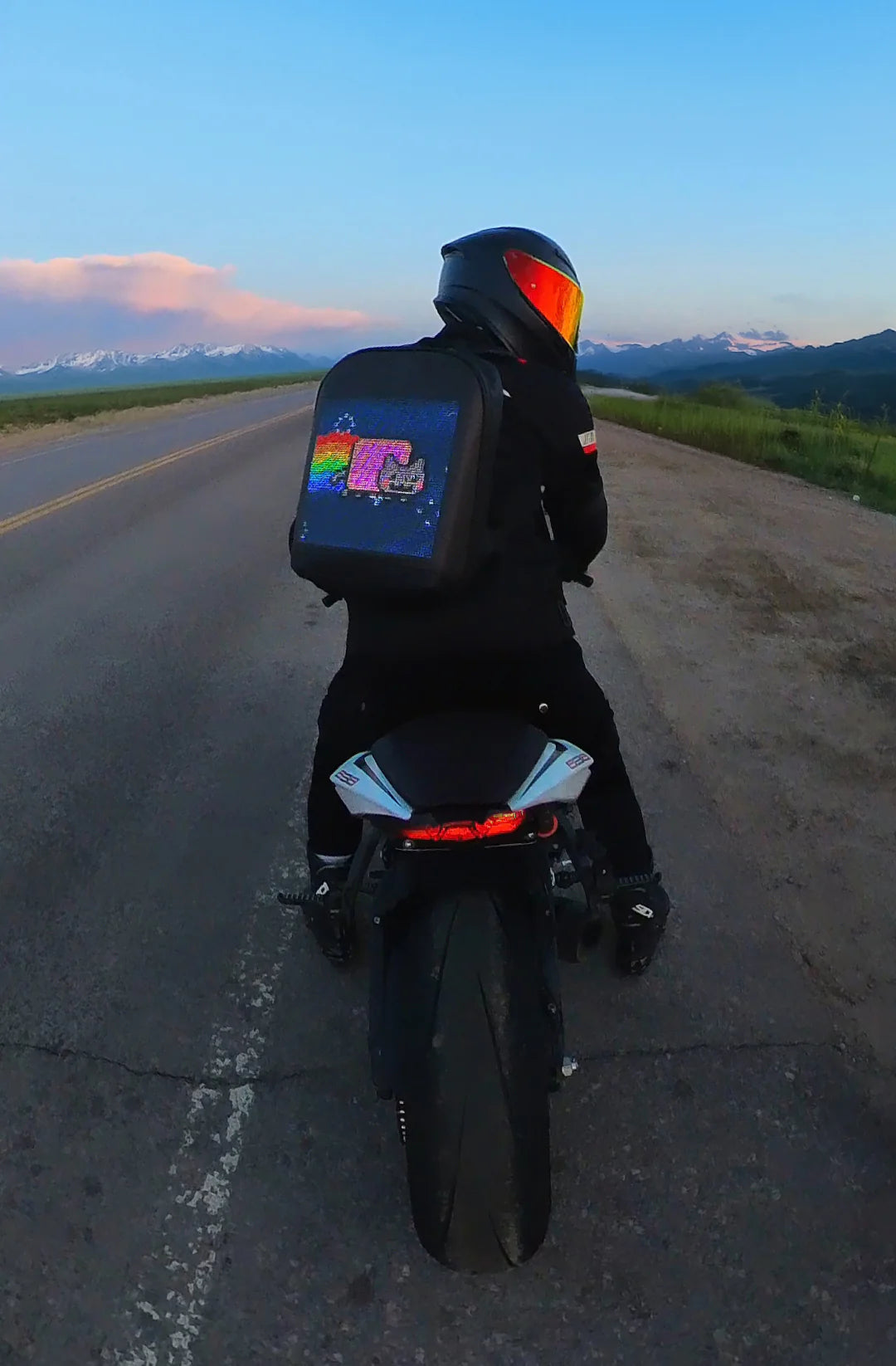 LED backpack