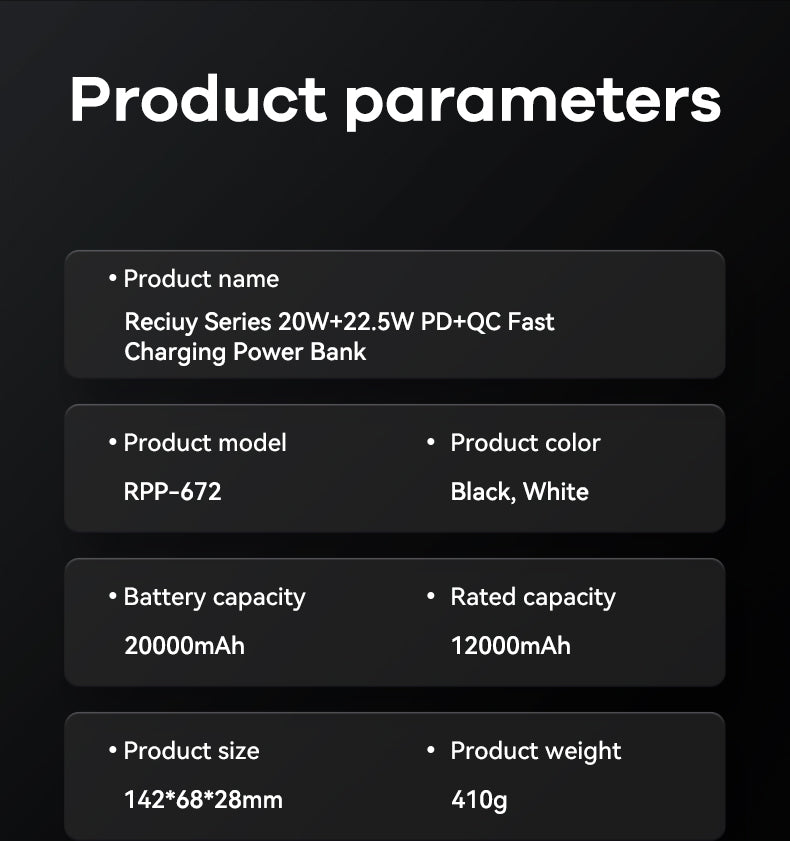 20 000mAh PB