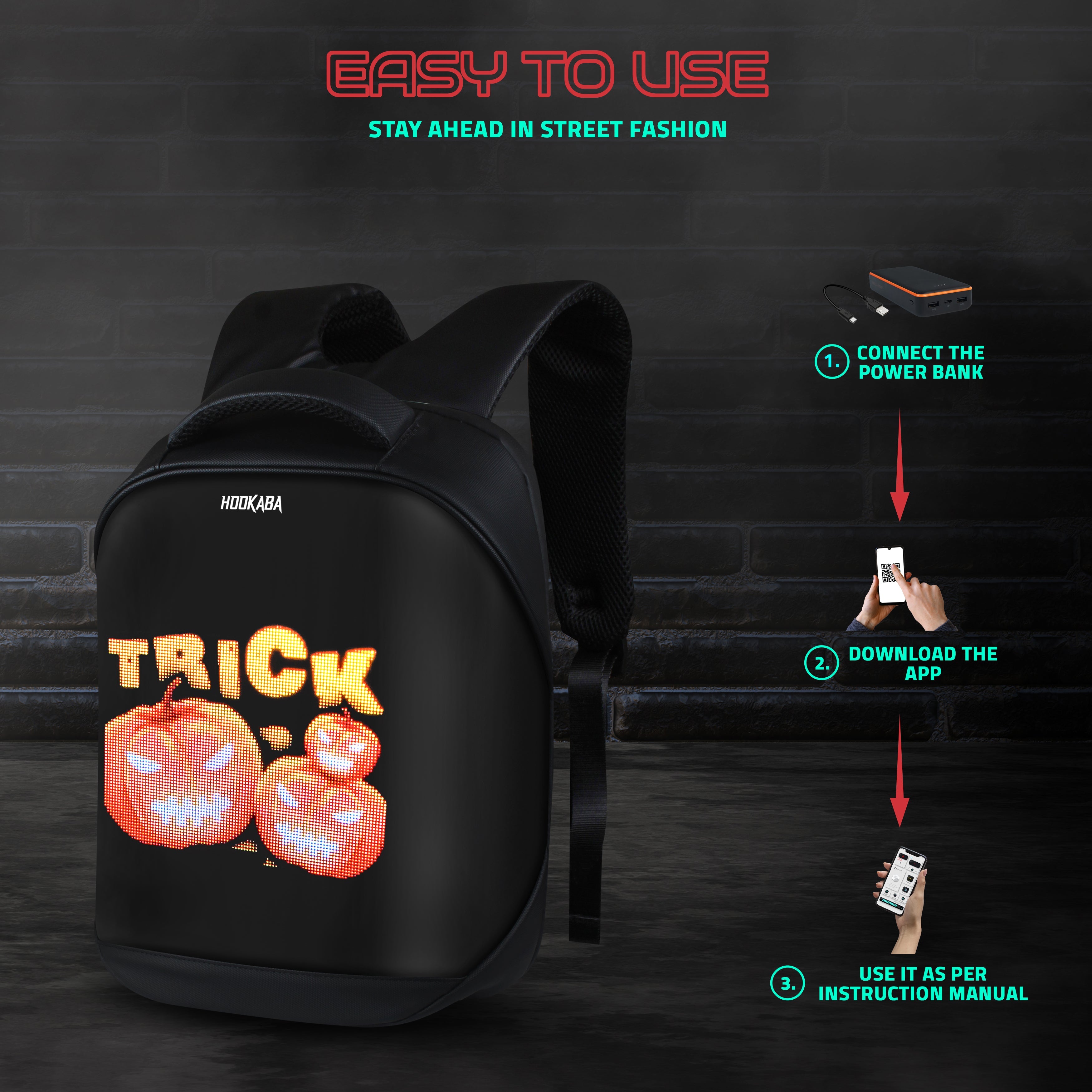 LED backpack