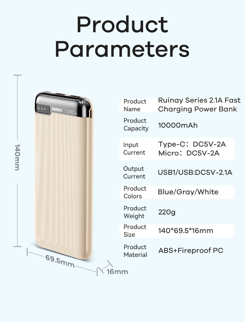 10,000 mAh RP625